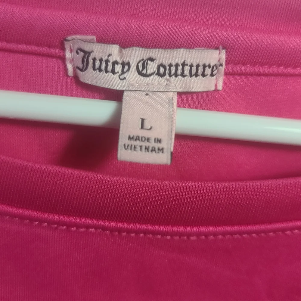 Juicy Couture Pink Meow Long Sleeve Shirt Sequins Size Large - Picture 12 of 16